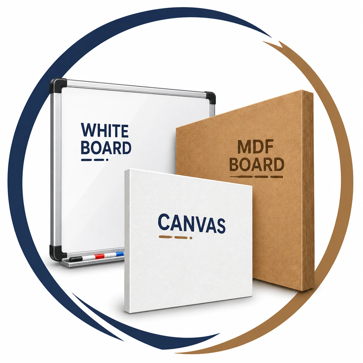 White Boards / MDF Boards & Canvas
